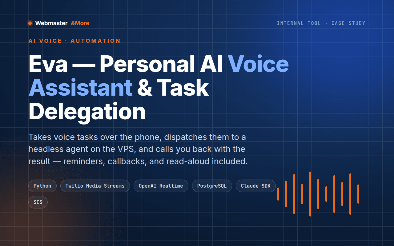 Eva — Personal AI Voice Assistant