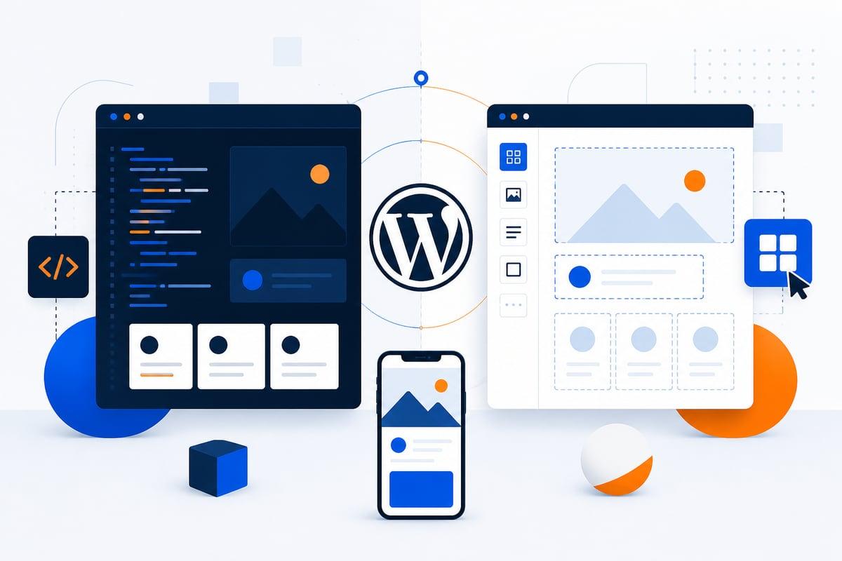 Custom WordPress vs. Page Builders: What Small Businesses Should Choose